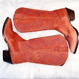 Durango Crush
JEALOUSY RED LEATHER 13” COWGIRL BOOTS 8M